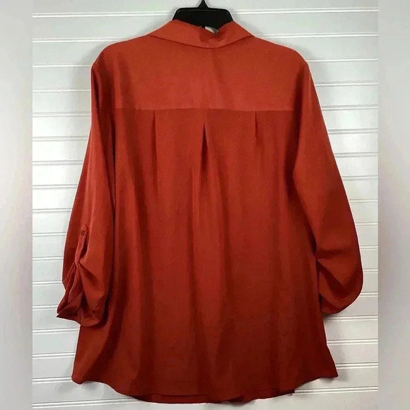 KATHY CHE BUTTON DOWN SHIRT SZ 18/20W - Picture 4 of 8